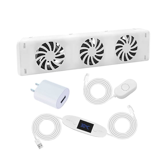 suyin 3-Fan Radiator Magnetic Smart Cooling Fan Fireplace Fan Radiator Ventilator Mid-Range Us-Regulation 20Db Household Hvac Systems