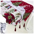thumbnail image 2 of Mistaha Chemin de Table Brodé de Noël pour Décorations de Table de Salle à Manger de Fête de Noël, 2 of 8