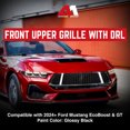 thumbnail image 2 of AMERICAN MODIFIED Grille avant Style GT avec LED DRL pour 2024+ Mustang EcoBoost/GT, 2 of 12