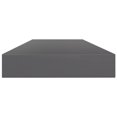 thumbnail image 2 of vidaXL Bookshelf Boards 4 pcs High Gloss Grey 100x10x1.5 cm Engineered Wood, 2 of 4