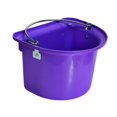 thumbnail image 4 of harper Horse feed Bucket Easy to Carry D Shaped Ergonomic Ranch Outside feed Trough Purple, 4 of 9