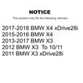 thumbnail image 2 of CMX Front Rear Ceramic Brake Pads Kit for Car BMW X3 X4 KCX-100391, 2 of 9