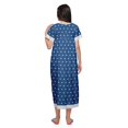 thumbnail image 3 of Moomaya Printed Nightdress For Ladies Cotton Ruffled Border Nursing Night Gown, 3 of 5
