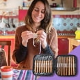 thumbnail image 4 of DIY Knitting Craft Tool Set for Handmade Crochet and Woolcraft Includes Wooden Crochet Hooks and Knitting Needles for Sweater Making Round Wooden Crochets and Fine Crochet Accessories, 4 of 8