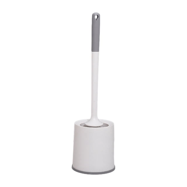 Birdeem Toilet Bowl Brush and Holder Compact Toilet Cleaner Brush Set for Bathroom Deep Cleaning Long Handle Brush Compact Size for Storage and Organization