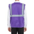thumbnail image 4 of GOGO 5 Pockets High Visibility Safety Vest with Reflective Strips, Working Uniform Vest-NEON LIME-XL, 4 of 7