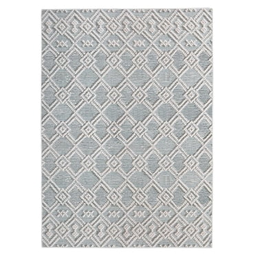 Mirage Helia Cream and Grey 5' x 7' Area Rug
