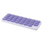 Weekly Pill Organizer Detachable Organizer Case,31 Daily Compartments,Slot,Weekly Dosis Container,,Pills Medication Dispenser,Supplement,Travel,Ideal for Purse Pill Organizer Large