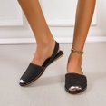 thumbnail image 4 of LSLJS Women's Summer New Buckle Fish Mouth Sandals Solid Color Flat Shoes, Flats Shoes, 4 of 8