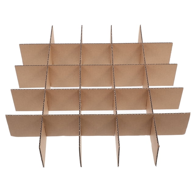 8pcs Moving Box Glass Divider for Kitchen Wine Glassware Packing Cardboard Dividers Shipping Packaging