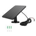 thumbnail image 2 of Solar Panel for Security Camera, 5V 10W Continuous Solar Power Supply, IP66 Waterproof Solar Charger with 9.8ft Cable, Compatible with  Doorbell 2K 2 3 3+ 4 Plus, 2 of 7