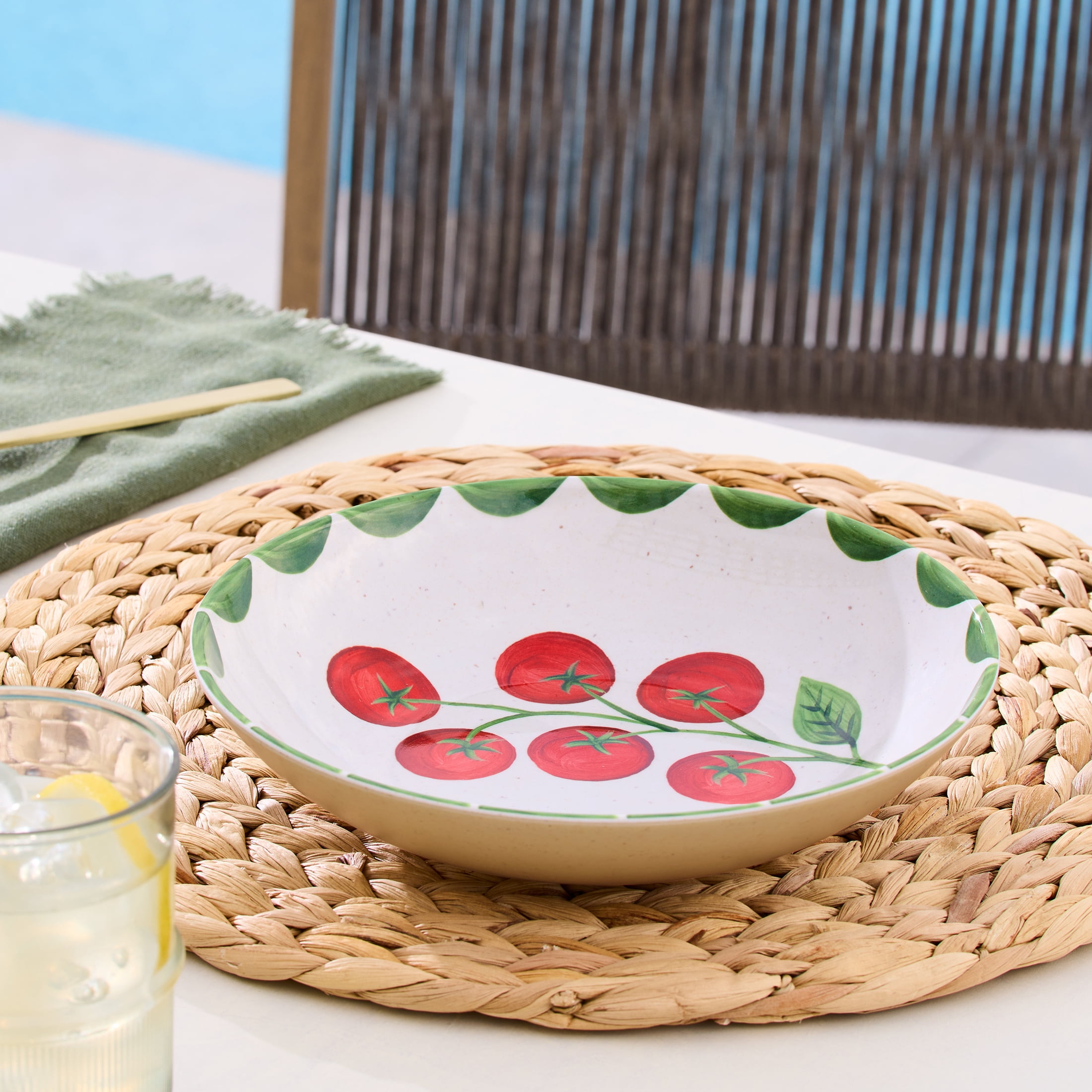 Better Homes & Gardens Bamboo Melamine Dinner Bowl 8.7 Inch