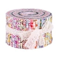 thumbnail image 1 of 36 Pieces Jelly Rolls Fabric Roll Fabric Strips, Various Patterns Patchwork Craft Fabric Strips, Fabric Quilting Strips, Quilting Fabric Bundle Option1 B 36PCS, 1 of 8