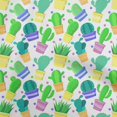 thumbnail image 1 of oneOone Rayon Light Green Fabric Cactus Sewing Craft Projects Fabric Prints By Yard 56 Inch Wide, 1 of 5