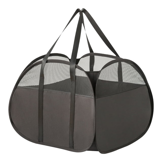 Home Textile Storage - Sturdy Mesh Laundry Hamper Bag for Laundry Room Bathroom Kids Room College Dorm or Travel