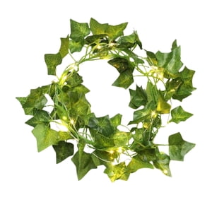 32.8Ft Solar Powered String Lights With Artificial Maple Leaf Vines 100 Led Outdoor Hanging Lights For Garden Patio Wedding Decor Waterproof Copper Wire Lights