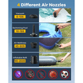 thumbnail image 3 of Mini Electric Air Pump for Inflatables Portable Air Mattress Pump Rechargeable Air Pump for Pool Floats Sleeping Pads, 3 of 6