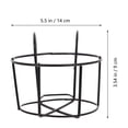 thumbnail image 2 of Milisten 3pcs Balcony Plant Pot Holder Hanging Planter Pot Parapet Iron Fence Flower Pot, 2 of 5