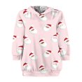 thumbnail image 3 of Ladies‘ Christmas Hoodie with Long Sleeves and Cartoon Print  featuring Pockets, 3 of 5