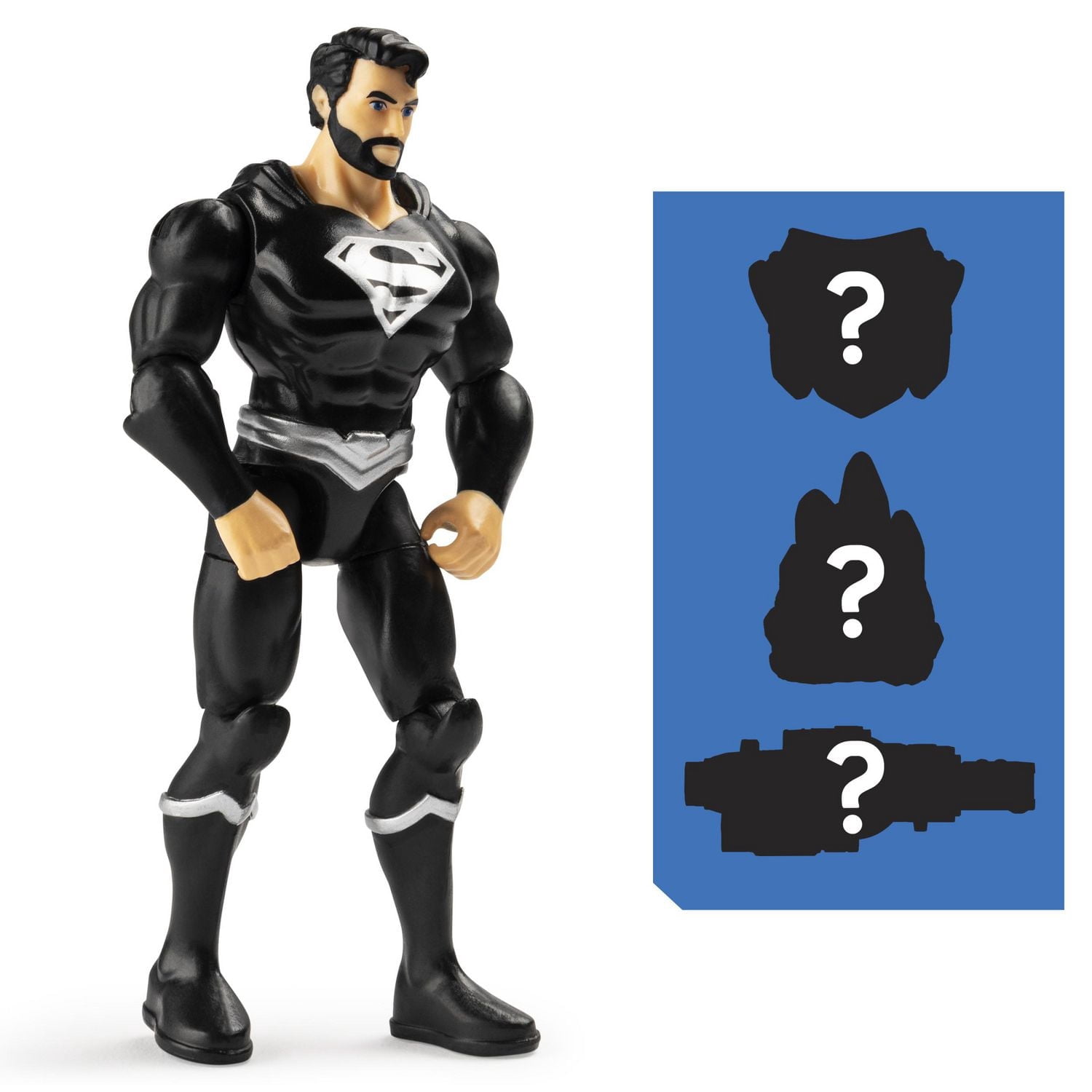 DC Comics, 4-Inch SUPERMAN Action Figure with 3 Mystery Accessories, Adventure 2