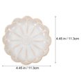 thumbnail image 2 of Shisuyan Ceramic Flower Shaped Dipping Bowl 1Pack 4.4X4.4X0.9In, 2 of 8