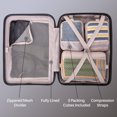 thumbnail image 4 of Jetstream® 5-Piece Hardside Luggage Set – 28" Large Checked Suitcase, 20" Carry-On Luggage, and 3 Packing Cubes, 4 of 8