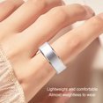 thumbnail image 3 of Smart Ring, Health Fitness Tracker Ring to Monitor Fitness Pedometer Sleep Tracking APP, for  Photo, 5ATM Waterproof Wearable Health Ring for Men Women, 5 Days, 3 of 7