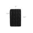 thumbnail image 3 of Underwear Strapless Bra 4 Hooks Strap Back Band Extension 8 Pcs Black, 3 of 5