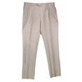 thumbnail image 1 of Vigano Men's 041 Khaki 1959 Collection Wool Dress Pants - 36, 1 of 2