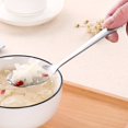 thumbnail image 4 of XIPYYKM 1Pc Soup Spoon Stainless Steel Dinner Spoon Chinese Soup Spoon Mirror Polished Asian Soup Spoon for Bouillon Dessert Cereal Thai Miso Ramen, 4 of 4