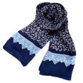 thumbnail image 2 of Coofit Artificial Silk Scarf Smooth Double Layer Satin Neckerchief Long Scarf for Men, 2 of 9