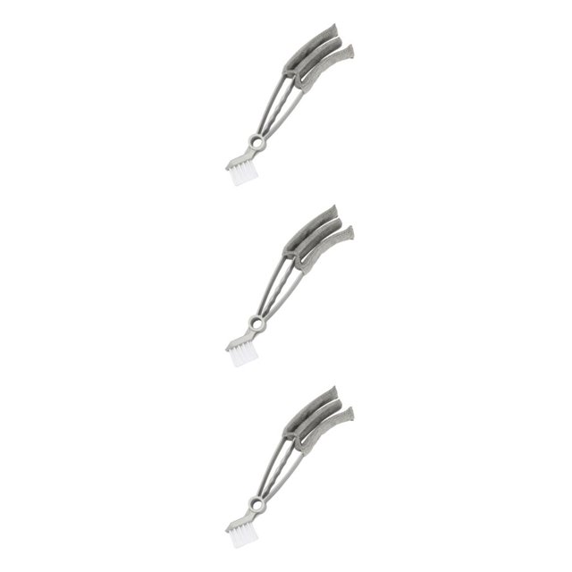 Maytalsory Window Blinds Dual Purpose Brush For Easy Cleaning Cleaning Brush Microfiber Duster PP Made Easy To Clean Grey 3Set