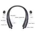 thumbnail image 3 of Écouteurs Bluetooth APPIE Haut-Parleur 2 en 1, Écouteurs Sans Fil Tour de Cou Haut-Parleur Portable avec Micro à Réduction de Bruit CVC6.0, Écouteurs Rétractables Son Stéréo Casque Résistant à la Sueur avec Autonomie de 48 H, Noir, 3 of 9