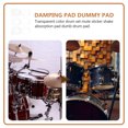 thumbnail image 4 of 12 Pcs Adhesive Silicone Drum Dampeners Practical Drum Silencers (Transparent Color), 4 of 8