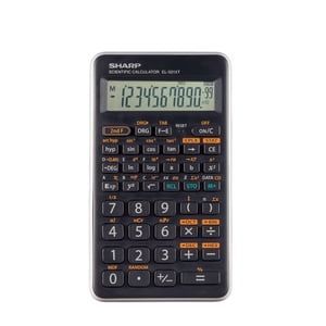 Sharp EL501XTGY Calculatrice scientifique pour le lycée & Utilisation au collège, 146 Fonctions, 10-Digit Affichage, pré-algèbre, algèbre & Trigonométrie, 2 Modes & 1 Statistiques variables