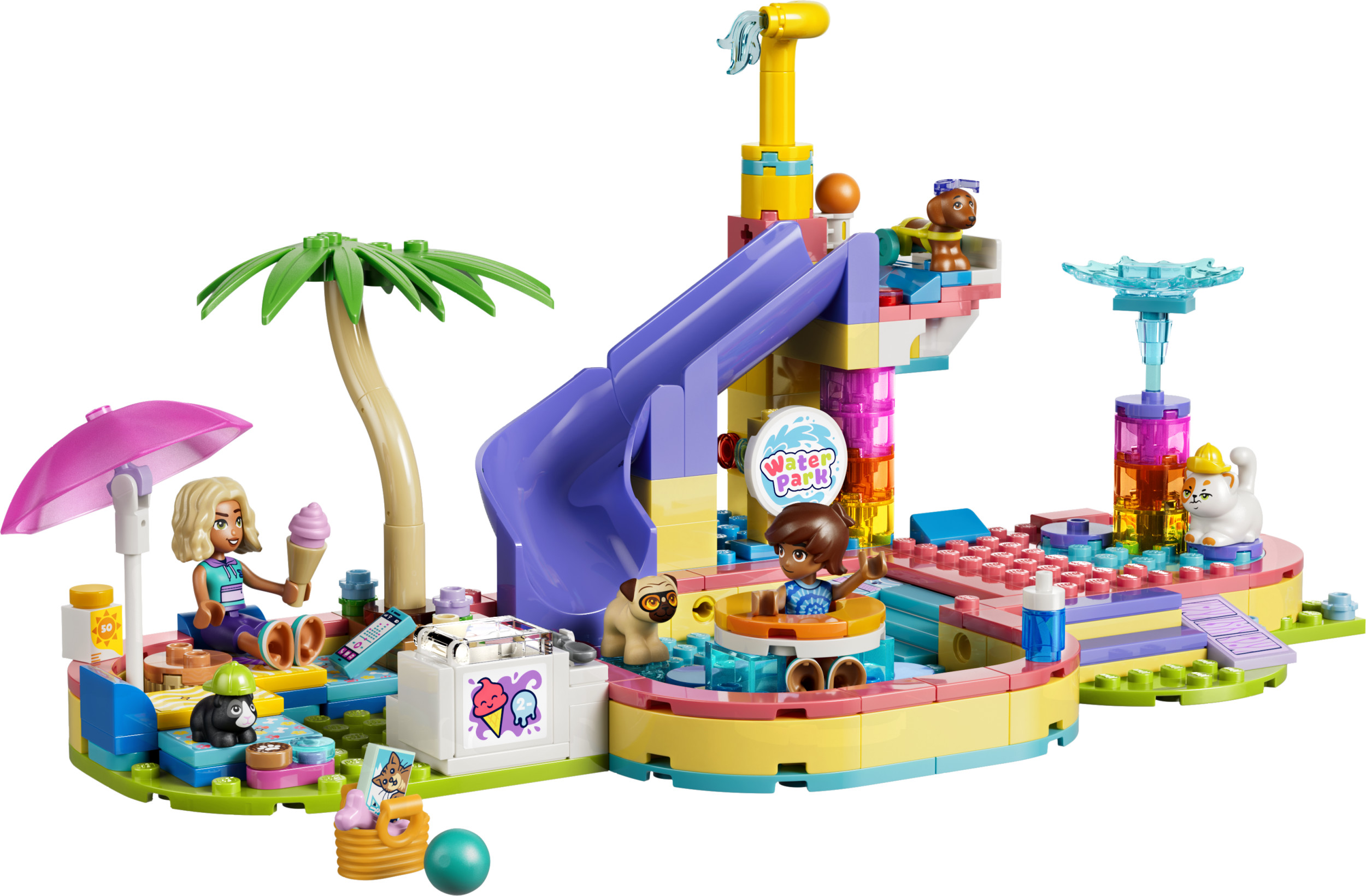 LEGO Friends La journée amusante au parc aquatique – Ensemble de jouet de construction – 42676