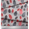 thumbnail image 2 of Soimoi Rayon Fabric Egg Folk Art Decor Fabric Printed Yard 56 Inch Wide, 2 of 3