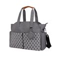 thumbnail image 4 of Multifunctional Baby Diaper Mummy Changing Bag for Mom and Dad Keys Bottle Gray, 4 of 8
