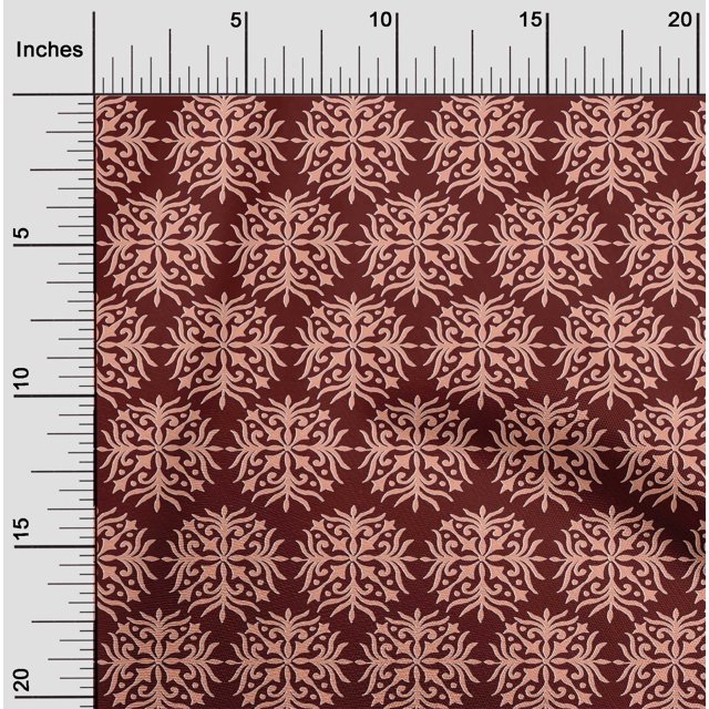 oneOone Tissu Popeline de Coton Imprimé Floral pour Artisanat Largeur 42 Pouces