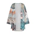 thumbnail image 3 of CEHVOM Blouse Décontractée à Manches Longues Imprimée pour Femme avec Poche Cardigan Liquidation, 3 of 4