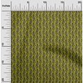 thumbnail image 1 of oneOone Viscose Chiffon Fabric Leaves & Paisley Block Print Fabric BTY 42 Inch Wide, 1 of 4