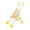 Jaune, variante sur Xuanheng Poussette pour Poupée Bébé, Jeu d'Imitation, Décoration de Maison de Poupée, Jouet Chariot Poussoir Jaune