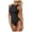 Black, variant on Aqestyerly Women's Sexy Splicing Swimsuit,One-piece Casual Beachwear Bathing Suit for Women HWRETIE