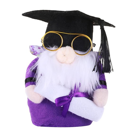 Decorative Gifts For The Elderly With No Face In Graduation Season American Doll With Glasses And Bachelor's Cloth