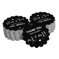 thumbnail image 1 of Inkdotpot 100 Pack Real Silver Foil Paper Tags Thank You From The New Wedding Favor Hang Tags, 1 of 6