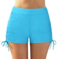thumbnail image 2 of Lot de 2 (Bleu Pâle 1 Pcs et Rose Vif 1 Pcs) Multipack Femmes Grande Taille Robe de Bain pour Femmes avec Taille Courte Taille Haute, 2 of 7