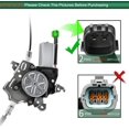thumbnail image 3 of A-Premium Power Window Regulator with Motor(2 Pins) Compatible with Chevrolet Silverado 1500 2500 HD 2007-2013 Tahoe, 3 of 5