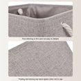 thumbnail image 4 of Maytalsory Sturdy Rope Handle Storage Bin Convenient And Reliable Storage Solution Beige 36*26*16 1Set, 4 of 6