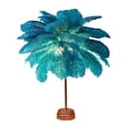 thumbnail image 2 of UsRHHA Feather Table Lamp Battery Operated LED, Bedside Night Light for Bedroom Living Room Party Wedding Centerpiece, Decorative Ambient Lamp, 2 of 7