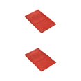 thumbnail image 4 of Youkk Polyester Chenille Bath Mat - Strong Water Absorption Exquisite Crafted Soft Texture No Shedding Orange Red 40cm*60cm 2Set, 4 of 6